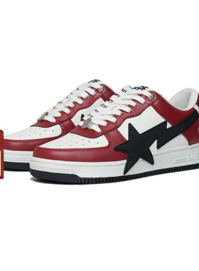 BAPE STA OS男鞋秋冬撞色放大星标休闲鞋X91309N