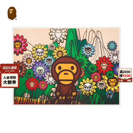 BAPE GALLERY艺术家Arkiv Vilmansa联名复制版画X82901K