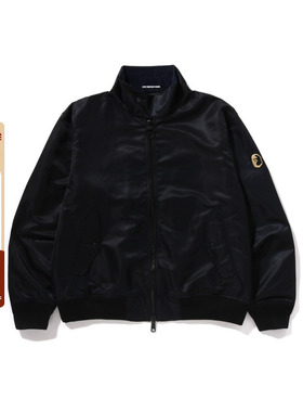 MR.BATHING APE男装24年秋冬猿人拉链哈林顿夹克外套140316N