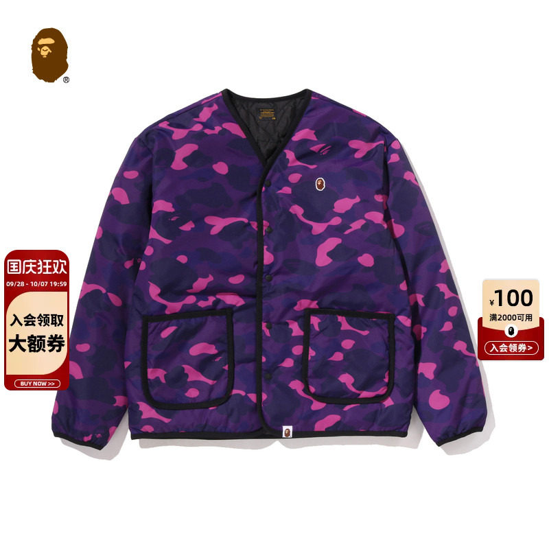 BAPE猿人双面穿内胆轻薄羽绒服