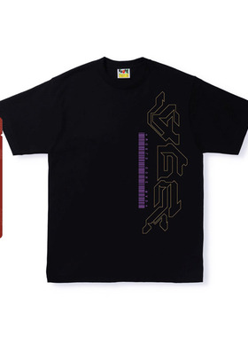 BAPE男装春夏猿人字母多色图案印花短袖T恤110084I