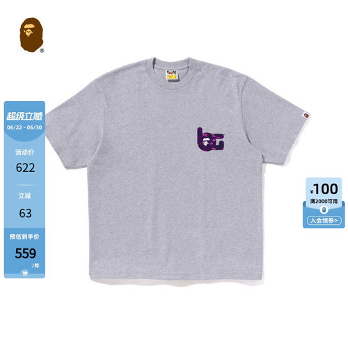 BAPEGALLERY印花限定款短袖T恤