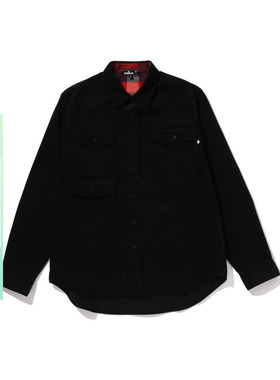 MR.BATHING APE男装25年秋冬猿人胡子红线灯芯绒长袖衬衫310311P