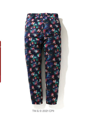 BAPE X GHOSTBUSTERS联名满印猿人幽灵迷彩卫裤运动长裤31903XG