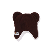 BAPE配饰卡通动物家族大象熊耳朵造型毛绒针织帽子381003L