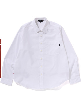 MR.BATHING APE男装25年春夏猿人胡子刺绣印花长袖衬衫302311O