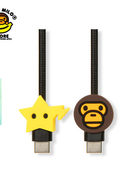 BABY MILO STORE配饰星星小猴双Type-C编织数据线4490XXQ