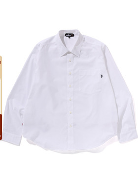 MR.BATHING APE男装25年春夏猿人胡子刺绣印花长袖衬衫302311O