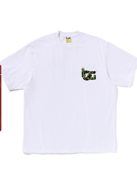 BAPE GALLERY男装春夏迷彩印花限定款短袖T恤317101O