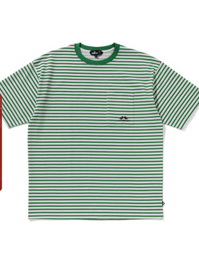 MR.BATHING APE男装25年春夏条纹图案短袖T恤302091O