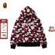 VOGUE联名男女装 BAPE 春夏猿人迷彩连帽卫衣214902G
