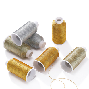 3/6/9/15股金丝线编织线金银线手工编织缠绕线手绳diy编绳配件