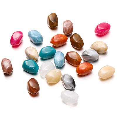 不规则立体菱形穿孔异形珠