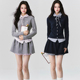 fragileheart易碎商店·韩系女高学院风格 裙子两件套装 子衬衫 短袖