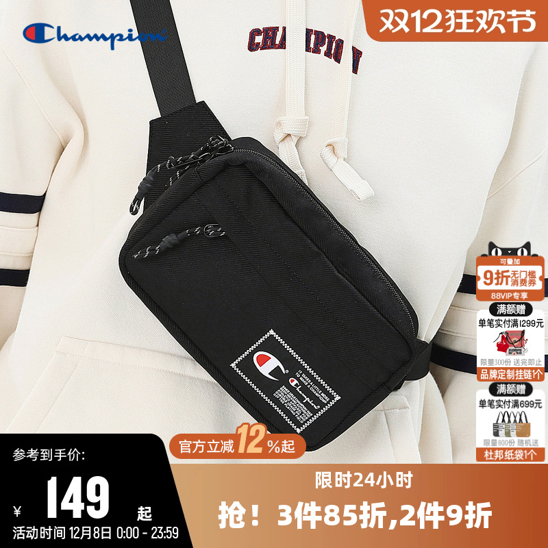 冠军斜挎包男女休闲腰包