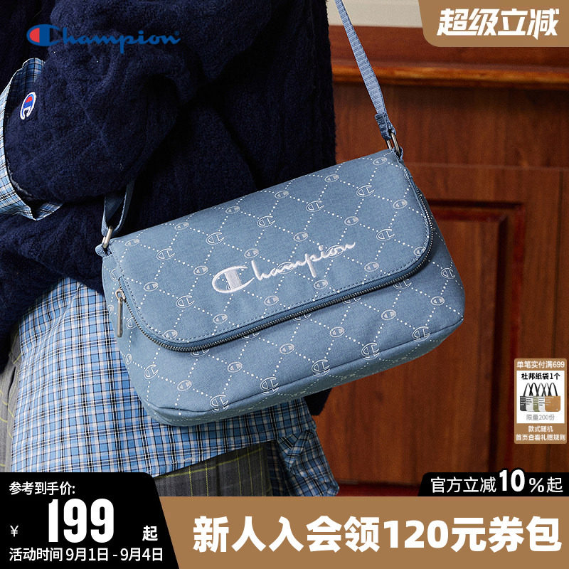 Champion冠军时尚印花休闲单肩包图片