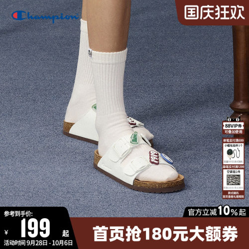 Champion冠军经典穆勒鞋夏季凉鞋