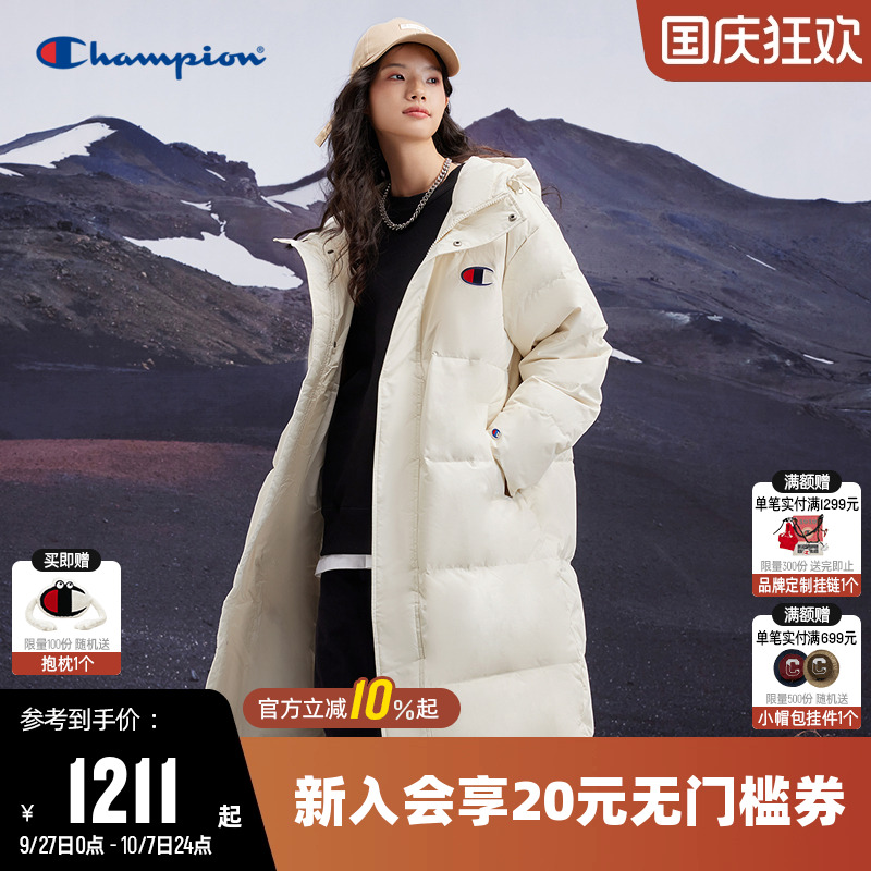 中长款羽绒服Champion冠军情侣