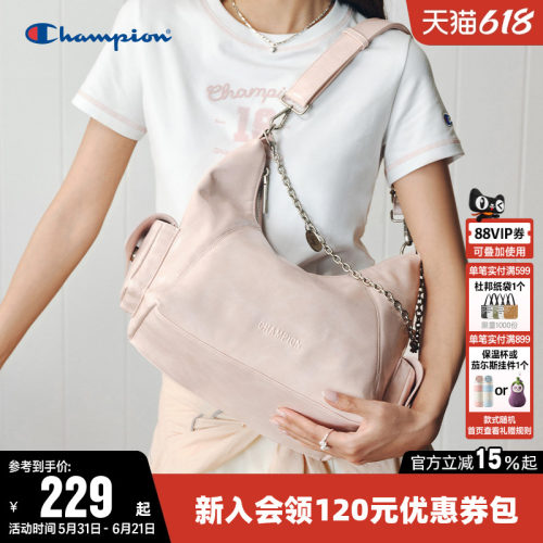 champion冠军复古潮流单肩包