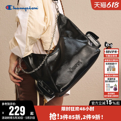 champion冠军复古潮流单肩包