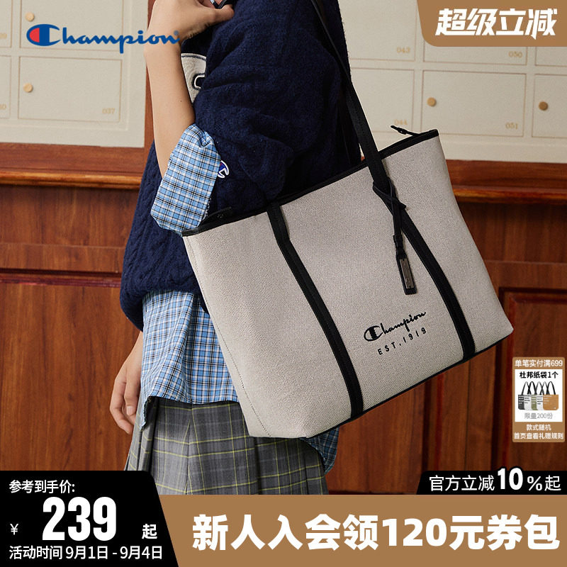 Champion冠军手提托特包单肩背包图片