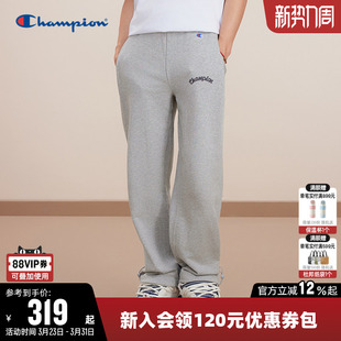 学院风休闲直筒裤 纯棉常春藤系列美式 子潮 男春季 Champion冠军卫裤