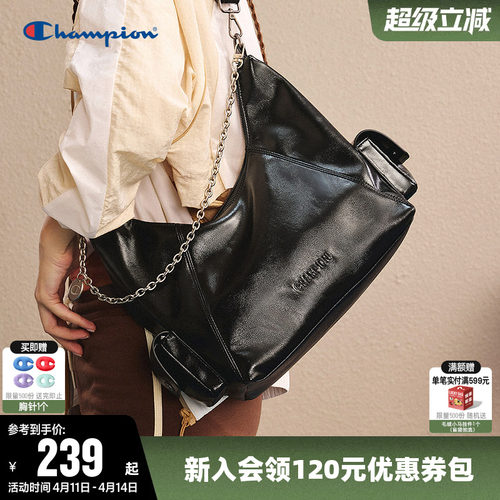 champion冠军复古潮流单肩包