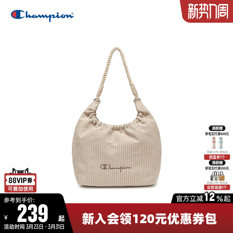 Champion冠军手提包女男情侣时尚挎包通勤户外出游轻便单肩背包