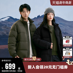 Champion冠军羽绒服女冬季 立领面包服潮牌情侣保暖休闲宽松外套男