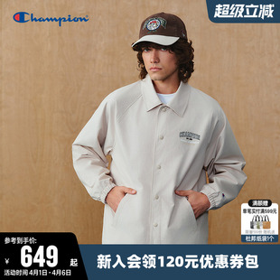 Champion冠军夹克男2026春季 新款 翻领POLO休闲风外套 猫猫系列