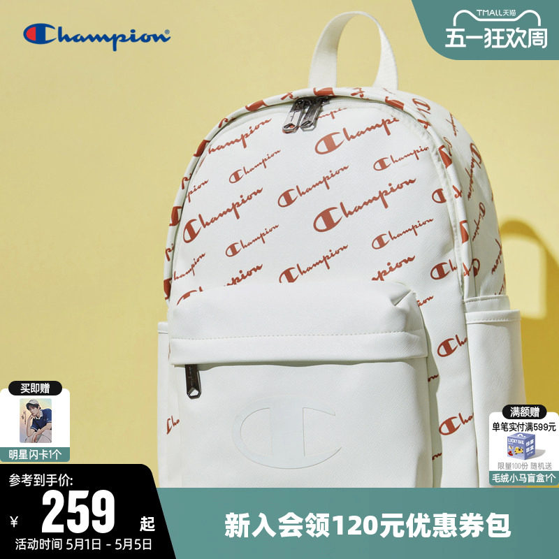 Champion冠军双肩包2026春夏女男时尚户外出游旅行包学生书包背包