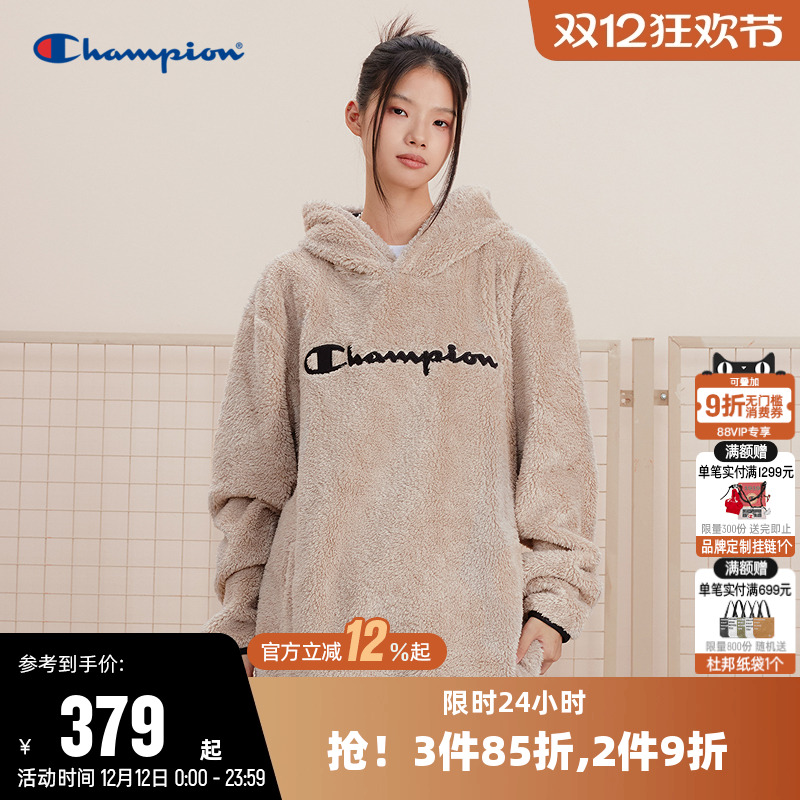 摇粒绒卫衣Champion冠军情侣