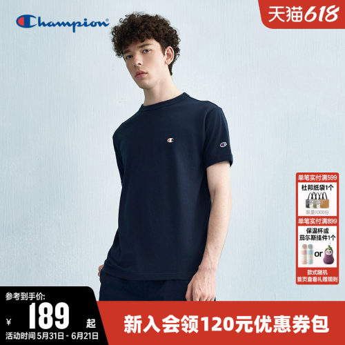 Champion冠军纯棉短袖T恤女