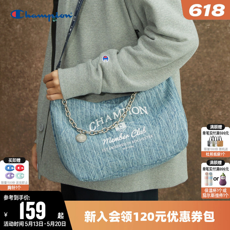 Champion冠军单肩背包女手提包男情侣通勤户外时尚斜挎包托特包