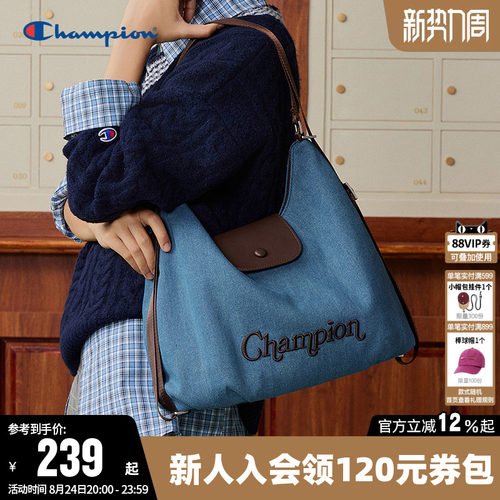 Champion冠军单肩背包挎包托特包