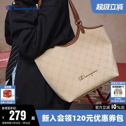 Champion冠军单肩背包2026夏季手提包女时尚通勤旅游挎包托特包潮