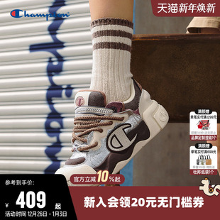 男厚底休闲鞋 Champion冠军板鞋 膨膨面包大头鞋 新款 子情侣 女25冬季
