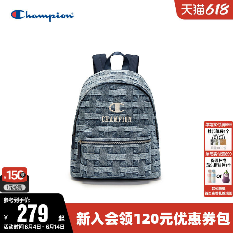 Champion冠军双肩包男女情侣夏时尚书包电脑包户外旅行通勤背包潮