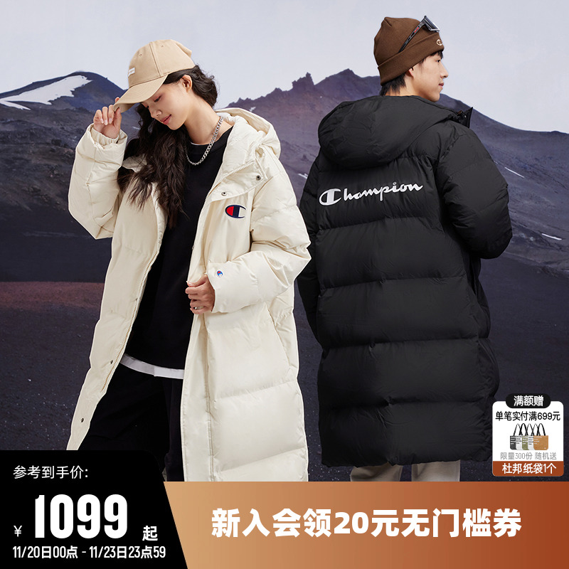 中长款羽绒服Champion冠军情侣