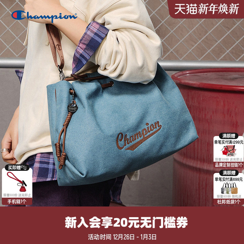 Champion冠军单肩背包手提斜挎包
