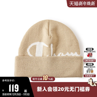 Champion冠军针织帽25秋冬新款 毛线帽子男情侣街头潮流冷帽 女时尚