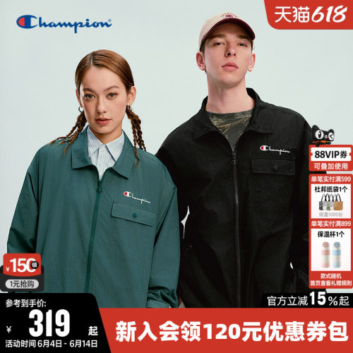 Champion冠军开衫情侣夹克外套