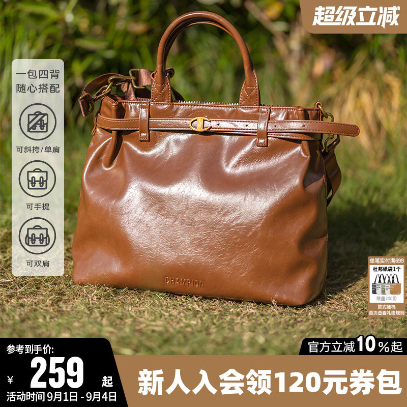 Champion冠军时尚通勤单肩背包图片
