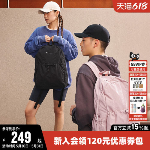 champion冠军双肩背包女男情侣