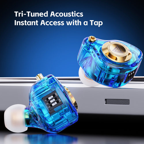 QKZ AK6 Lucky入耳式动圈耳机 插拔耳机 三挡调音 可换线手机