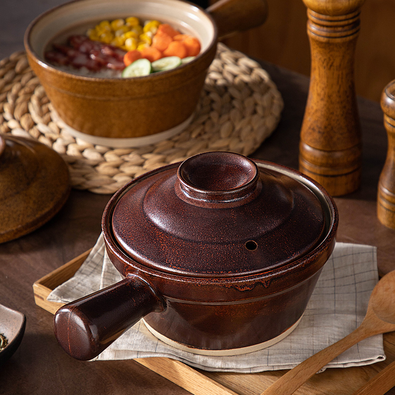 食品级耐热砂锅奶锅单柄锅