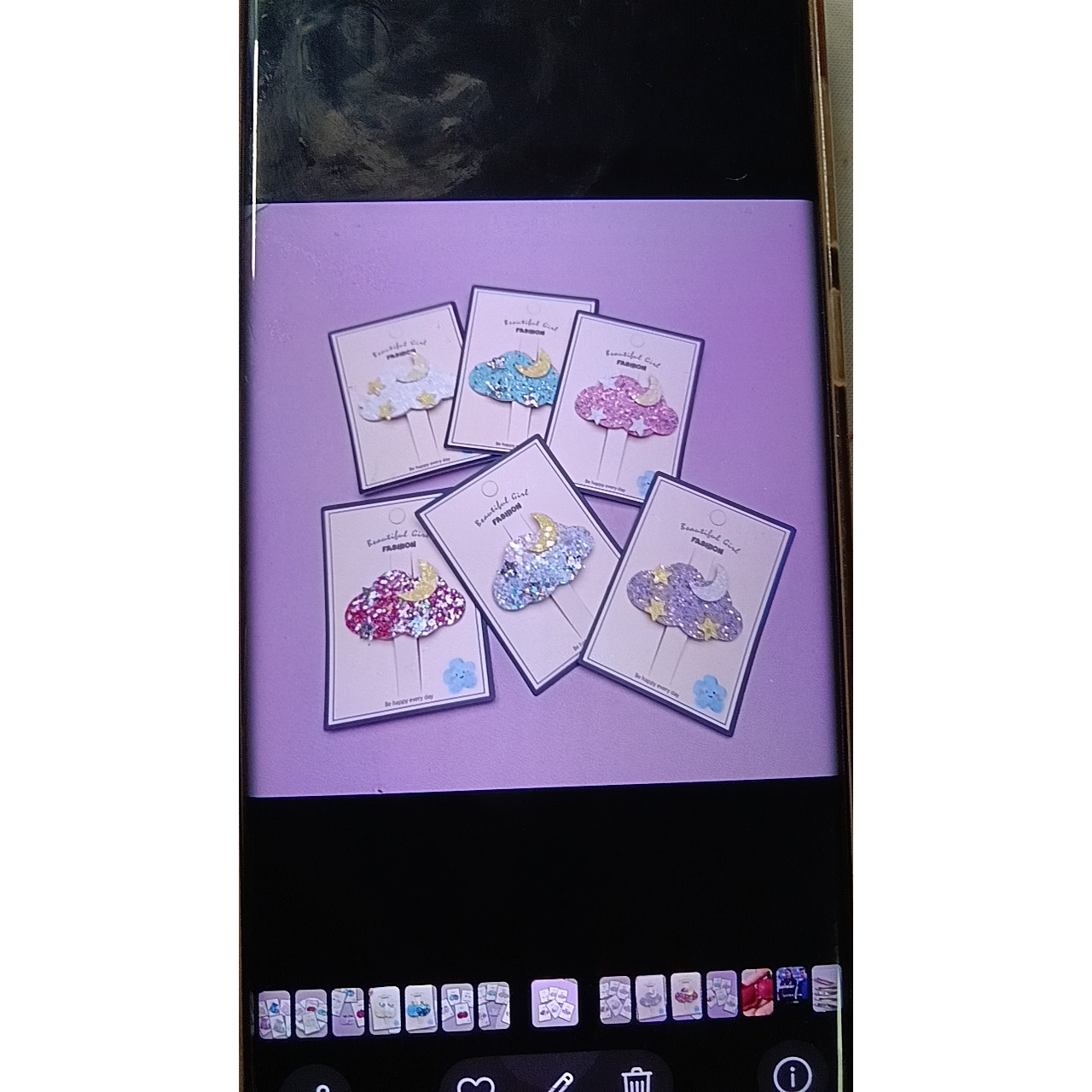 小蘑菇宝宝发夹 刘海夹激光切割刀模木质模具 手工DIY 适合手摇机图片