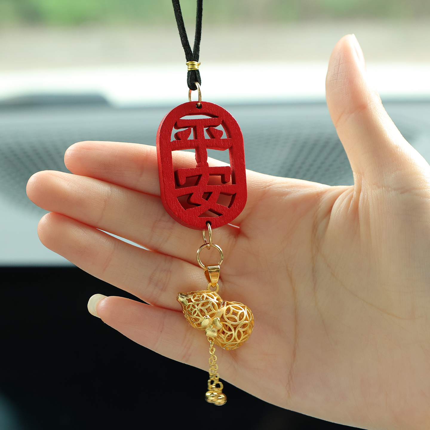 一路平安汽车挂件车内挂饰