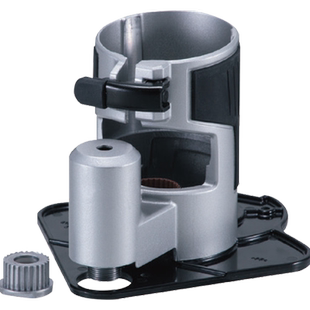 牧田原装修边机底座偏置底座透明雕刻压入底座直线微调导轨配件