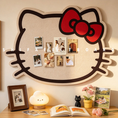 毛毡板墙贴照片墙展示墙背景板